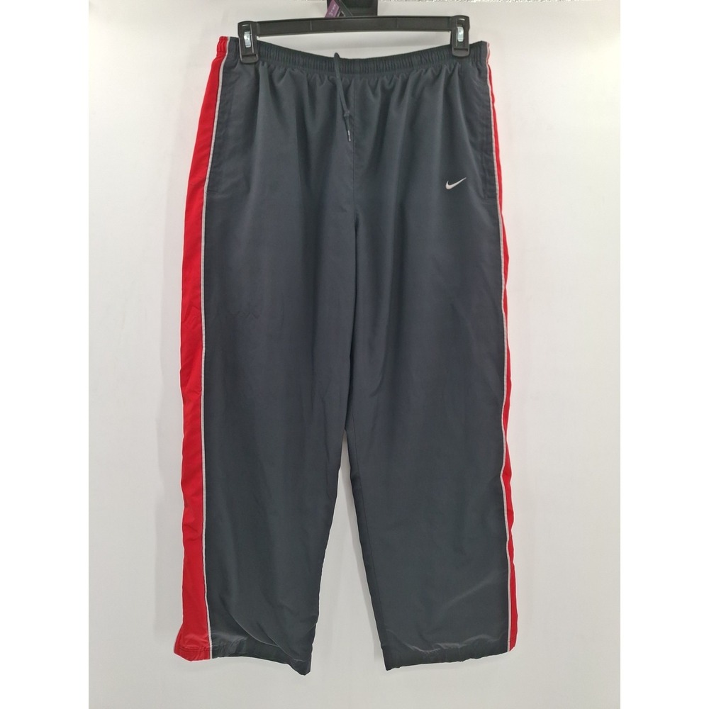Nike Mens XL Black/Red Track Pants